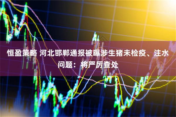 恒盈策略 河北邯郸通报被曝涉生猪未检疫、注水问题：将严厉查处