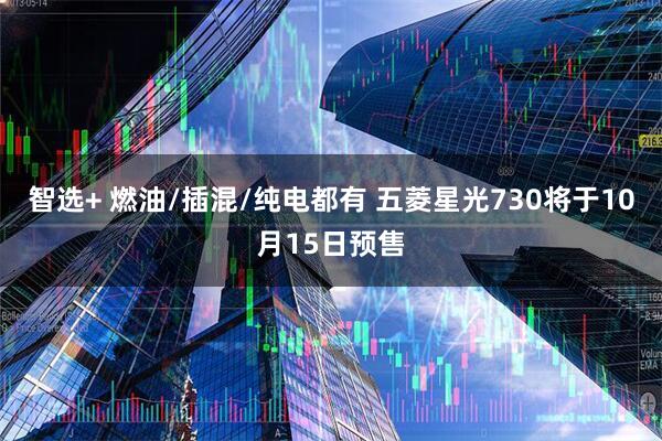 智选+ 燃油/插混/纯电都有 五菱星光730将于10月15日预售
